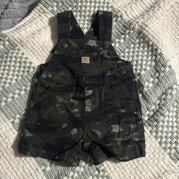 Carhartt Other - Carhartt Kids Green Camo Overalls